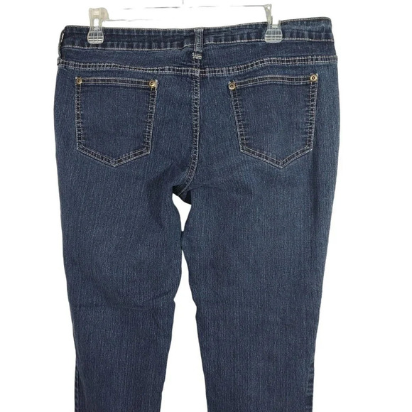 City Streets Denim Skinny Jeans Juniors Size 15 Blue Medium Wash Pockets - Picture 4 of 7